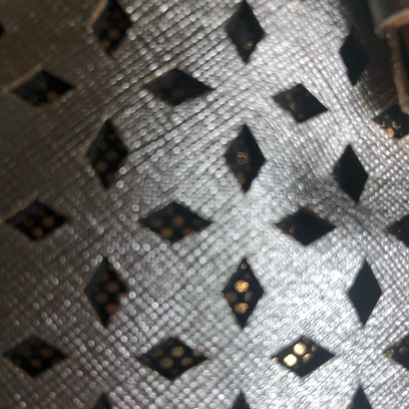 Silver Metallic Crossbody (NWOT) - Picture 4 of 7